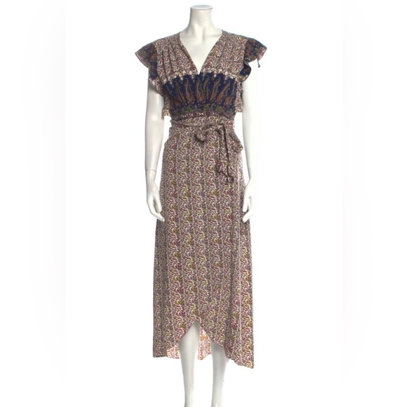 MISA LOS ANGELES Wrap Dress, size L - Picture 2 of 9